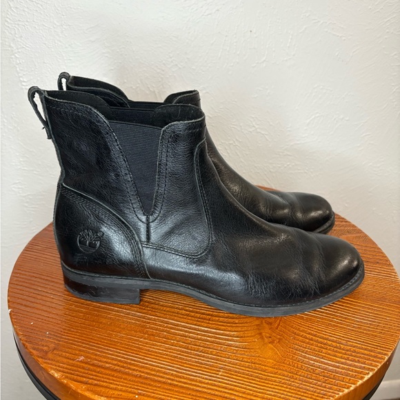 Timberland Black Leather Ankle Boots main image 4